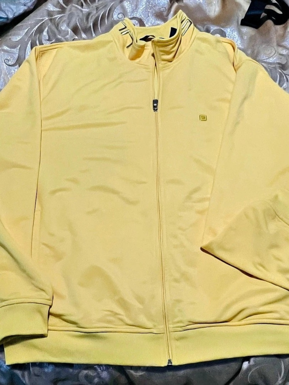 Vintage Sean John Yellow Track Jacket Y2K Streetwear Oversized 3XL